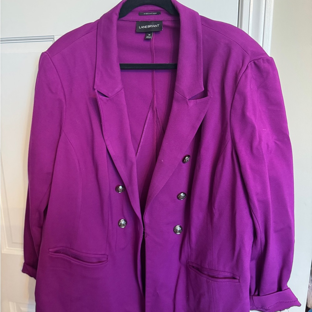 Lane Bryant Women's Purple Blazer